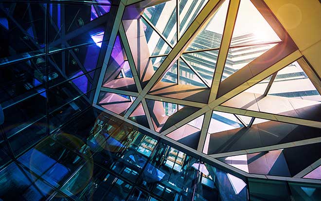 Image of the internal structure of a building